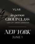 In-Person - Lash Lift and Brow Lamination - New York - June 1, 2025