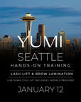 Hands-on - Lash Lift and Brow Lamination - Seattle, WA - January 12, 2025