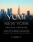 Hands-on - Private Training - NY - Lash Lift and Brow Lamination | English & Spanish